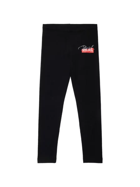 Legginsy dziecięce Diesel czarne