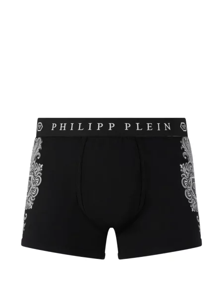 Boxeri Philipp Plein cu autograf negru