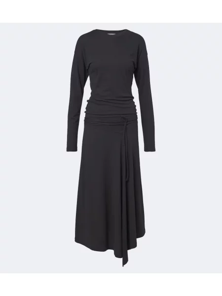 Rochie midi Lemaire din jerseu gri