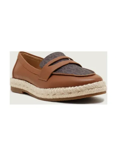 Michael Kors Bőr espadrilles cipő LENNON barna