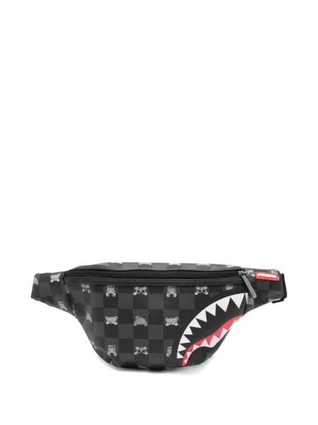 Cu centură curea Sprayground în carouri negru
