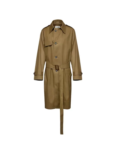Cu centură trenci Mm6 Maison Margiela verde