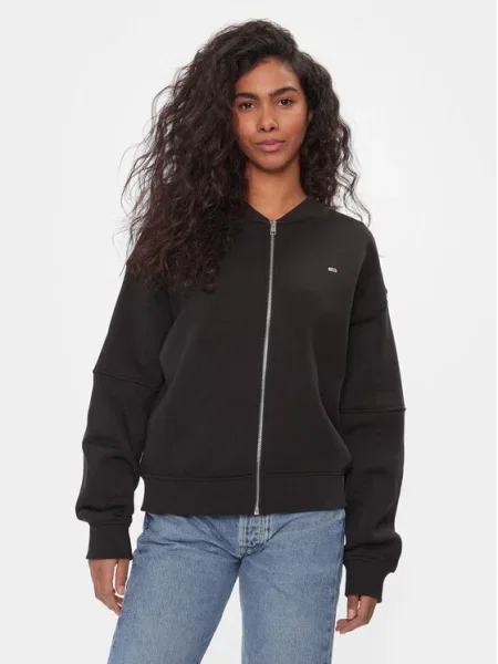 Дънково яке Tommy Jeans черно