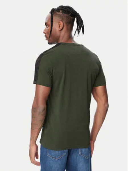 Guess T-shirt Tamno Regular Fit zelena