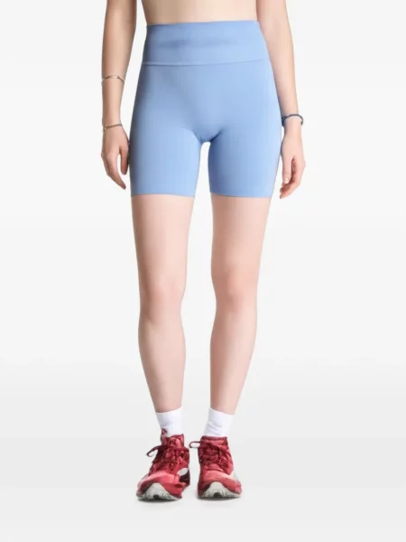 Pantaloni scurți Nike cu talie înaltă albastru