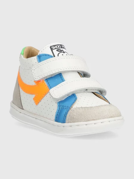 Shoo Pom kožené sneakers boty bílé