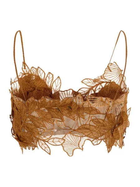 Top Alberta Ferretti brązowy