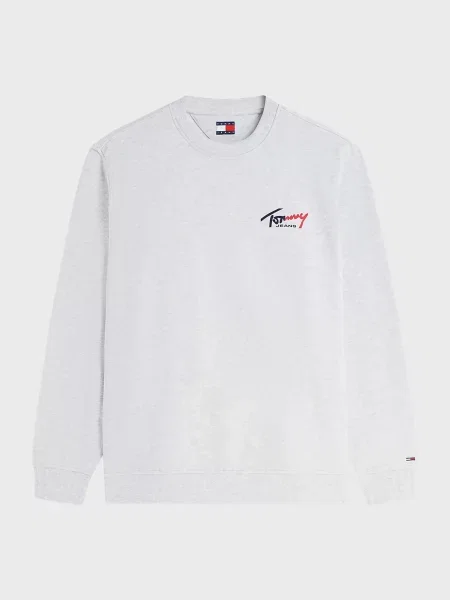 Світшот Tommy Jeans сірий