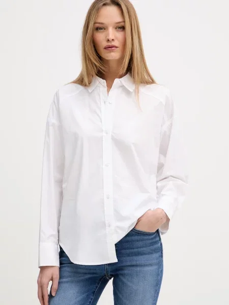 DKNY női pamutból készült ing fehér