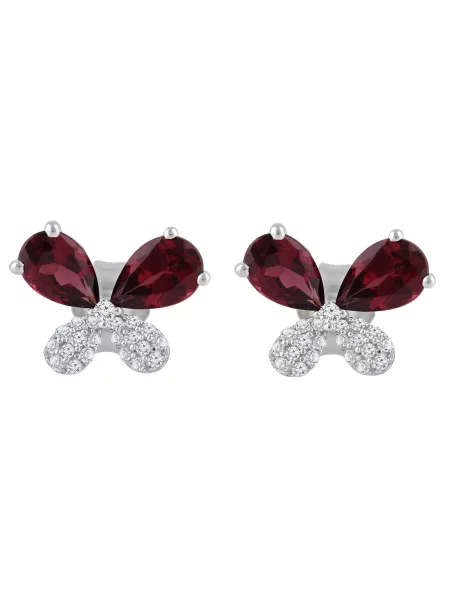 Diamant Exquis Náušnice strieborná