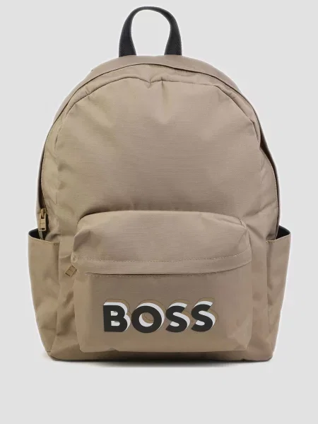 BOSS Kids Повсякденний рюкзак Для хлопчиків бежевий
