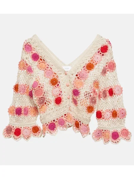 Sweter Anna Kosturova w kwiatki