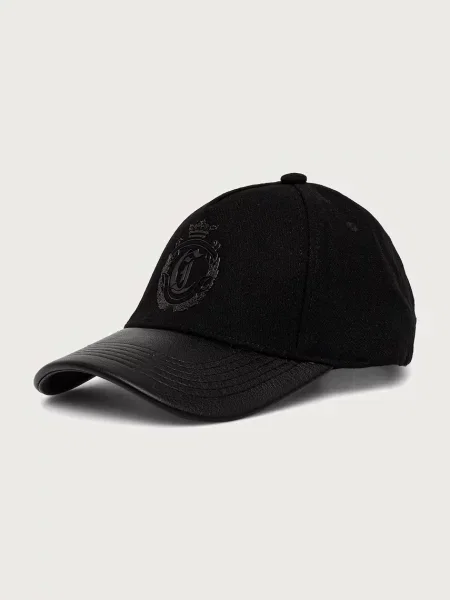 Just Cavalli baseball sapka férfi gyapjú hozzáadásával fekete