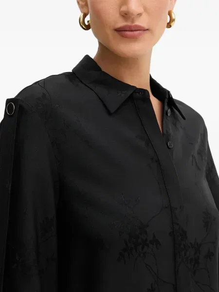 Bluză Marciano cu model floral negru