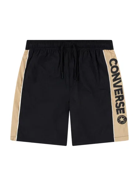 CONVERSE Παντελόνι μπεζ / μαύρο λευκό