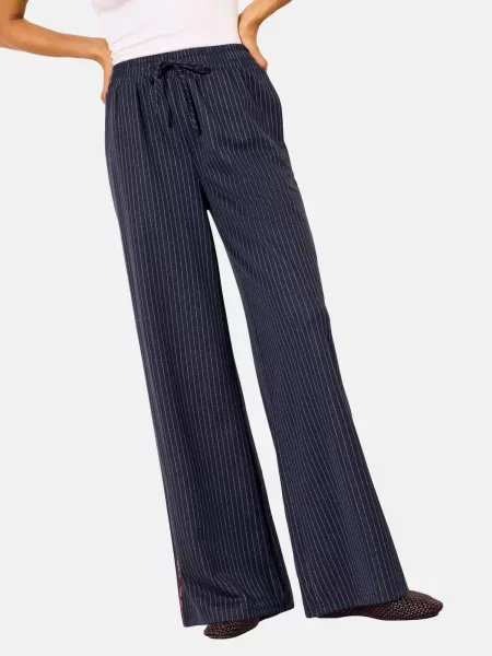 Friends Like These Pantaloni bleumarin / roșu alb