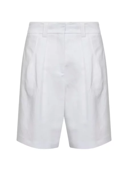 Szorty Blanca Vita plisowane białe