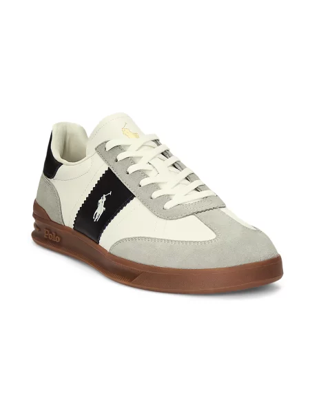 POLO RALPH LAUREN De piele sneakers alb