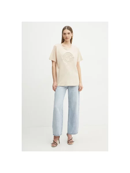 Liu Jo t-shirt beżowy