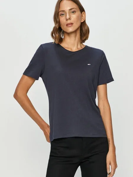 Tommy Jeans Тениска синьо