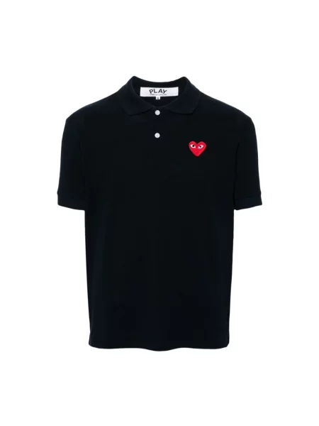 Koszulka polo Comme Des Garcons niebieska