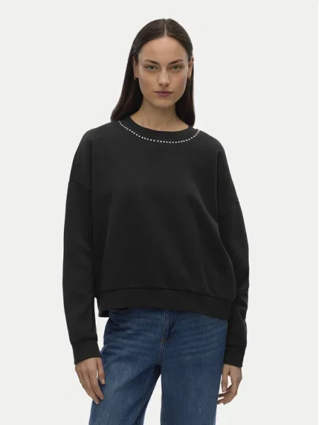 Vero Moda Pulóver Lotte fekete