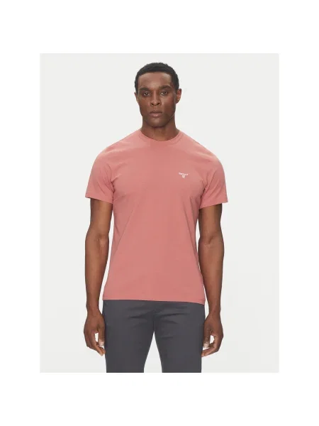 Barbour Póló Essential Sports Tailored Fit rózsaszín