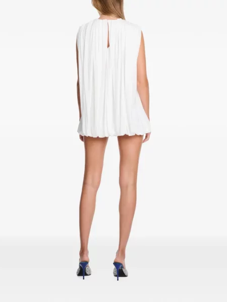 Rochie mini Axel 113 cu volane alb