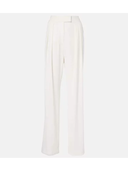 Pantaloni The Sei plisate alb