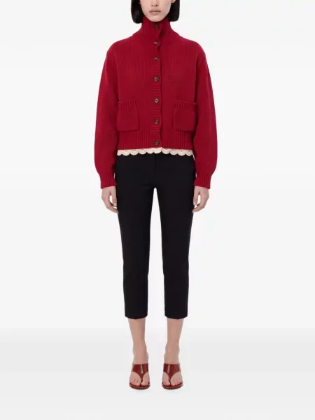 Cardigan Magda Butrym tricotate roșu