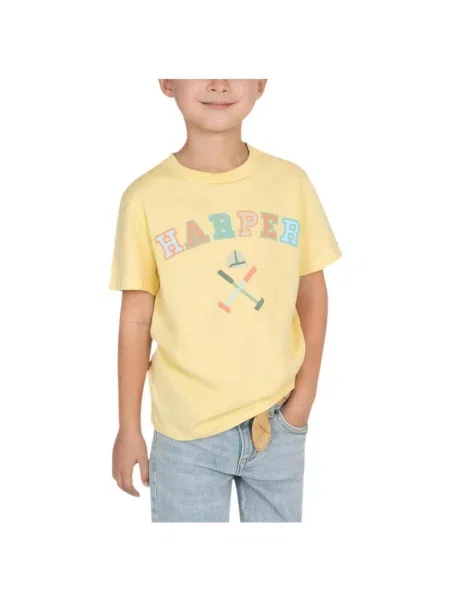 Tricou copii Harper And Neyer galben