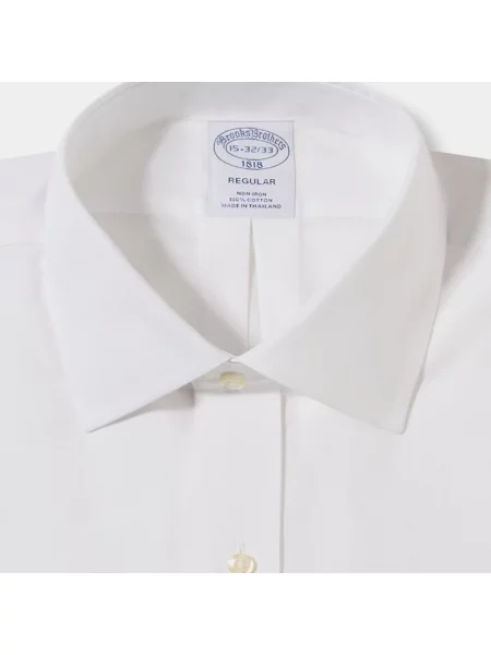 Koszula Brooks Brothers z twillu biała