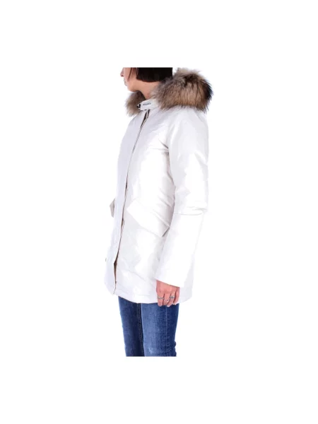 Płaszcz Woolrich biały