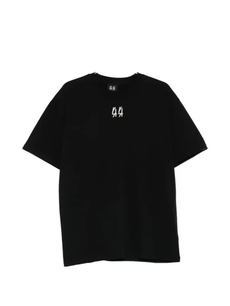 Krátké tričko 44 Label Group s potiskem černé