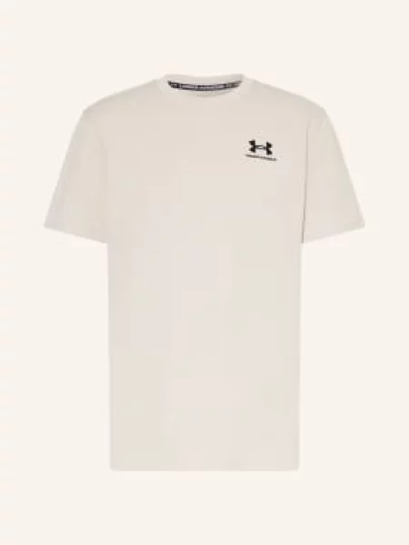 Under Armour Tričko Ua Heavyweight krémová