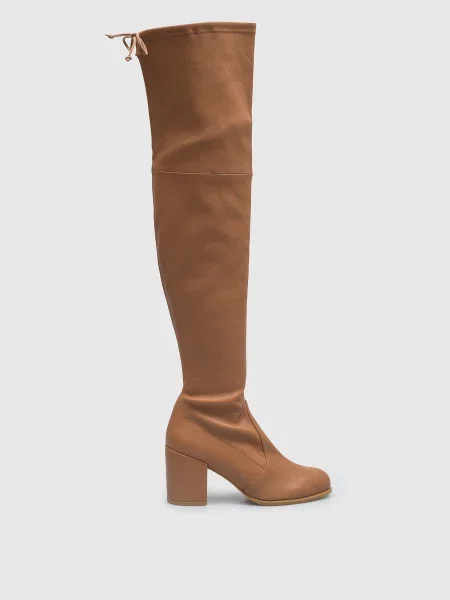 Замшевые ботфорты Stuart Weitzman коричневые