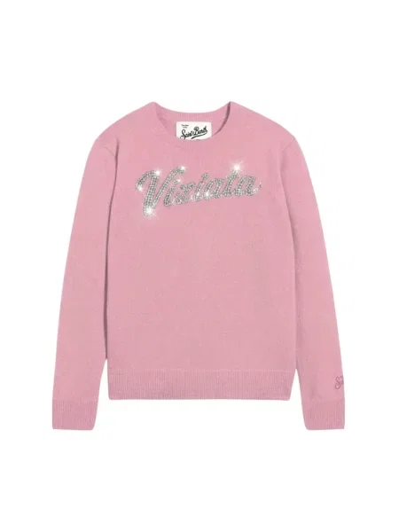 Sweter Mc2 Saint Barth różowy