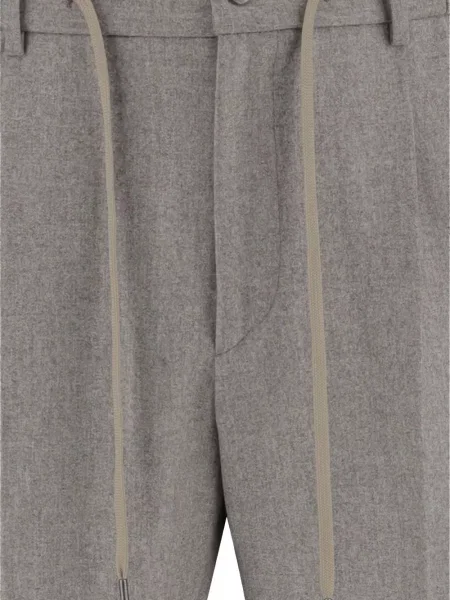 Pantaloni Tagliatore cu cordon gri
