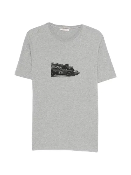 Tričko s grafikou Sartoria Tramarossa s potiskem šedý