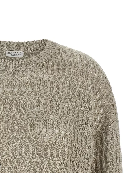 Pulover Brunello Cucinelli ajurat