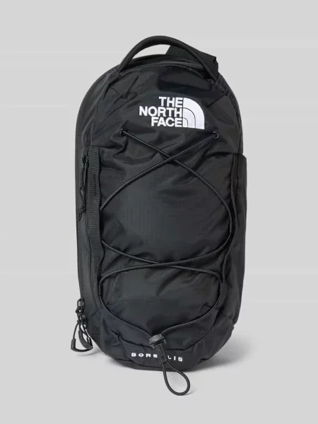 Plecak The North Face z nadrukiem w miejskim stylu na jednym ramieniu czarny