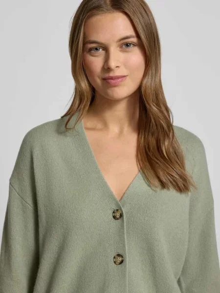 Kurtka z dzianiny o kroju regular fit z czystej wełny Christian Berg Woman