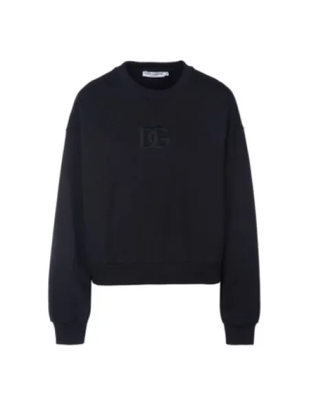 Bluza z kapturem Dolce And Gabbana z kapturem czarna