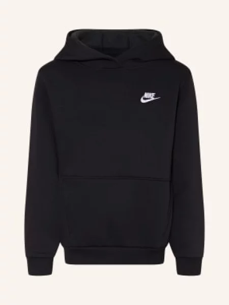 Nike Bluza Z Kapturem Sportswear Club Fleece schwarz czarna