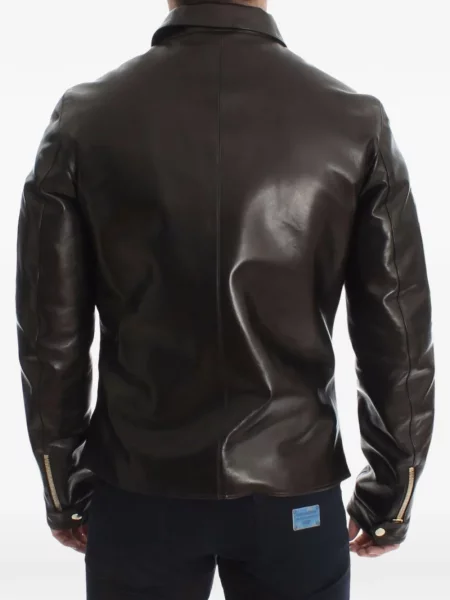 Geanta de piele Dolce & Gabbana maro