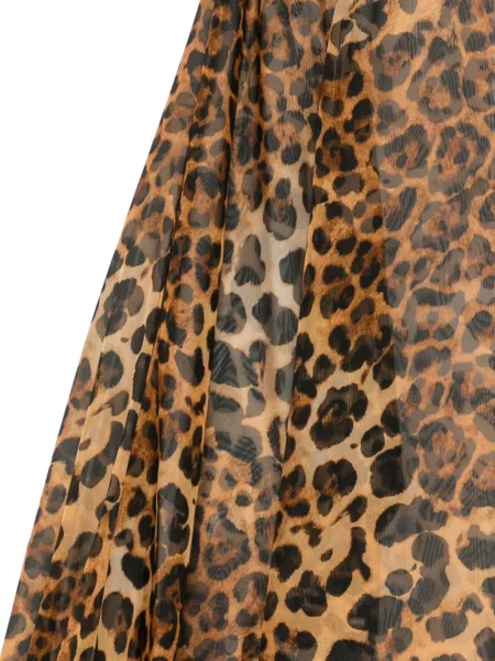 Bluză Pamella Roland cu imagine cu model leopard maro