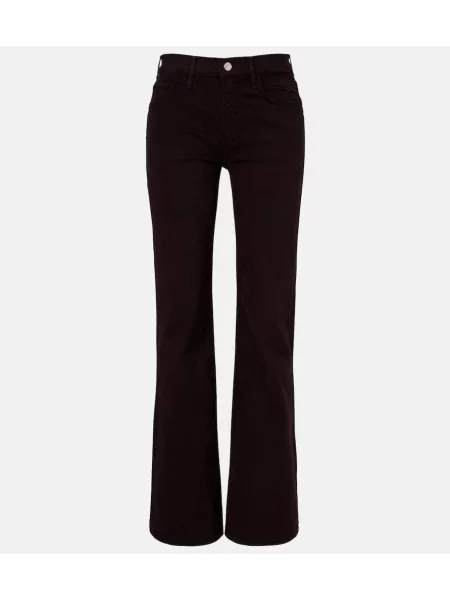 Hlače Citizens Of Humanity niski struk keper smeđa