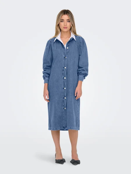 ONLY Rochie ONLBEATE denim albastru