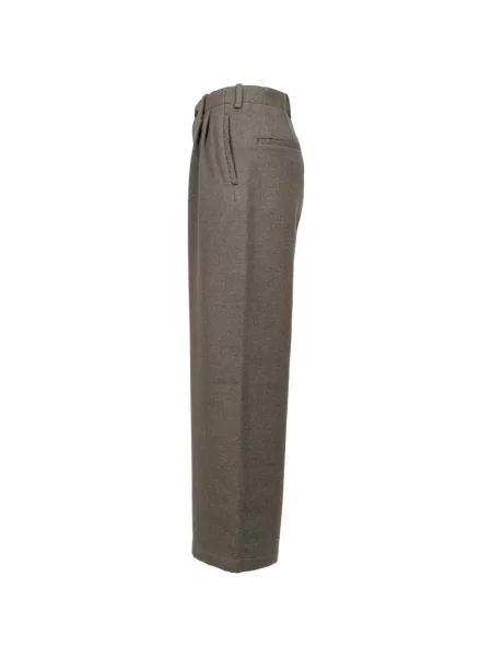 Pantaloni Our Legacy cu model herringbone gri