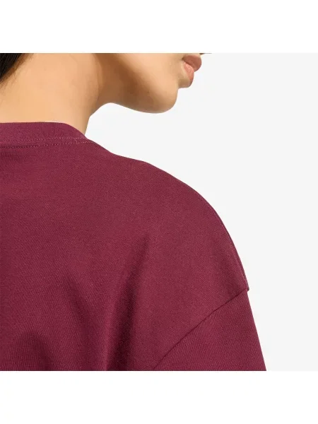 T-shirt adidas Ess Tee Os Maroon S λευκό